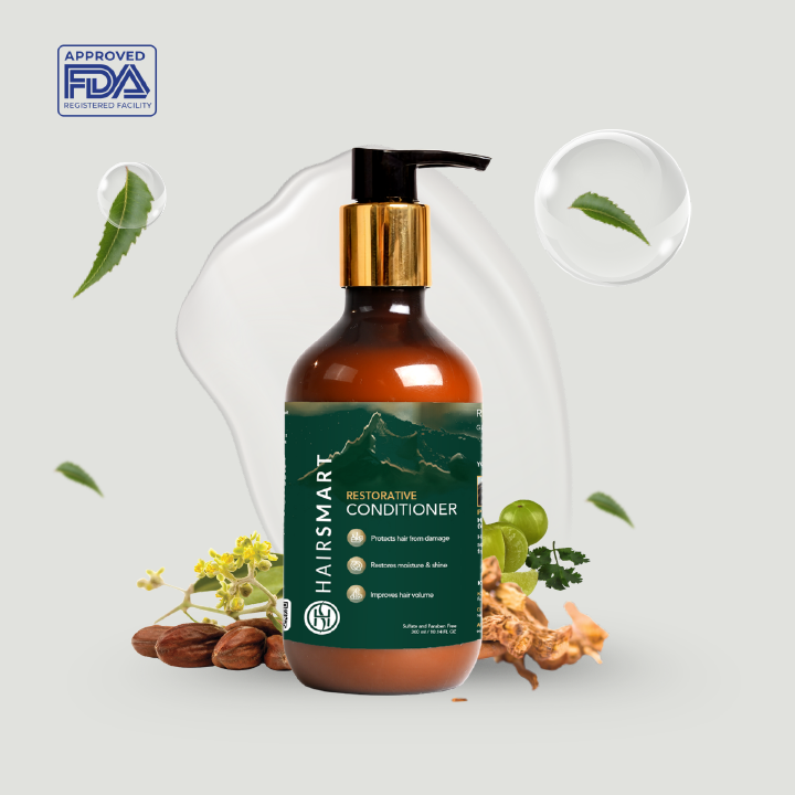 Restorative Conditioner: Premium Ayurvedic Moisturizing Formula; 300 ml