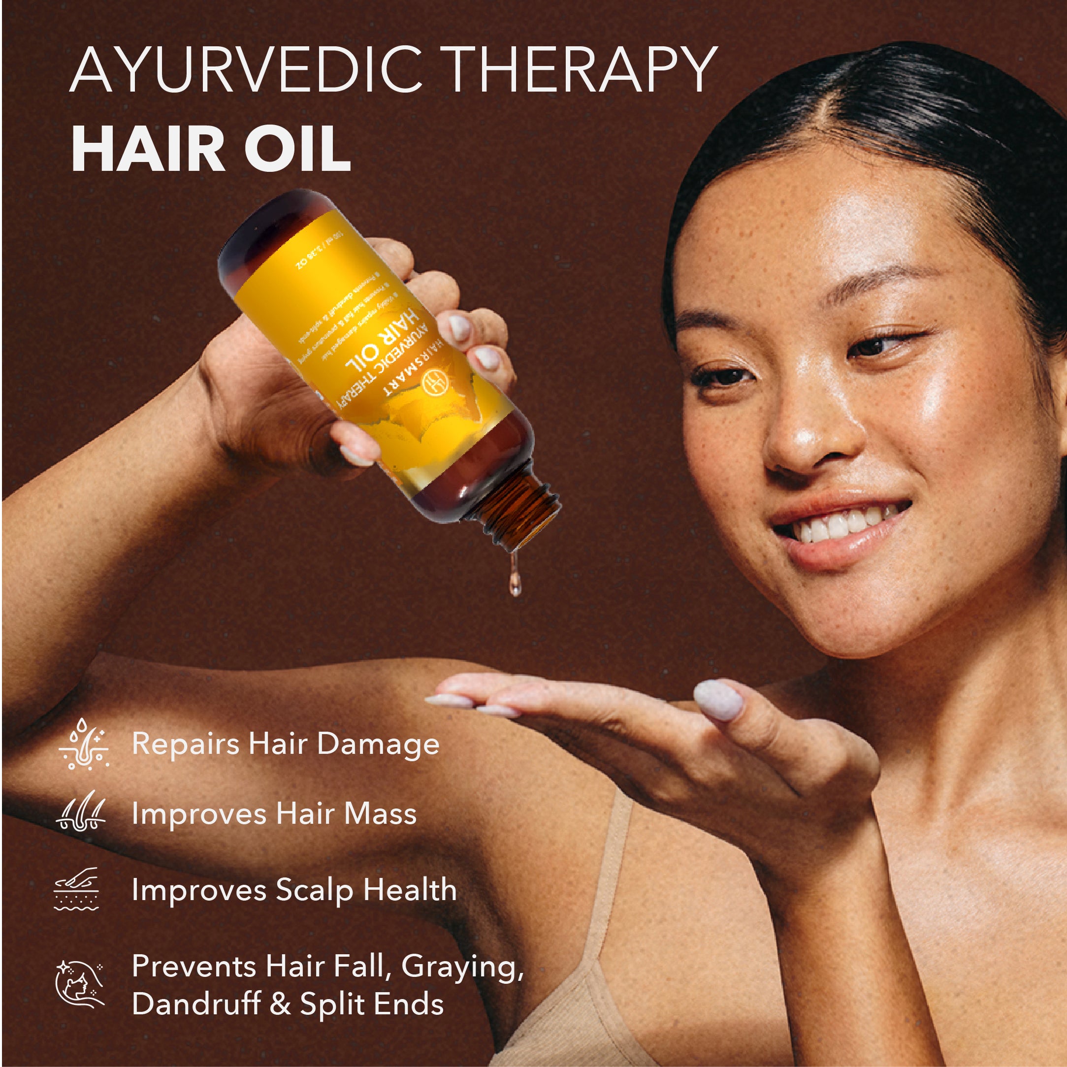 Rosemary Bhringraj Amla Ayurvedic Hair Growth Oil – 100ml