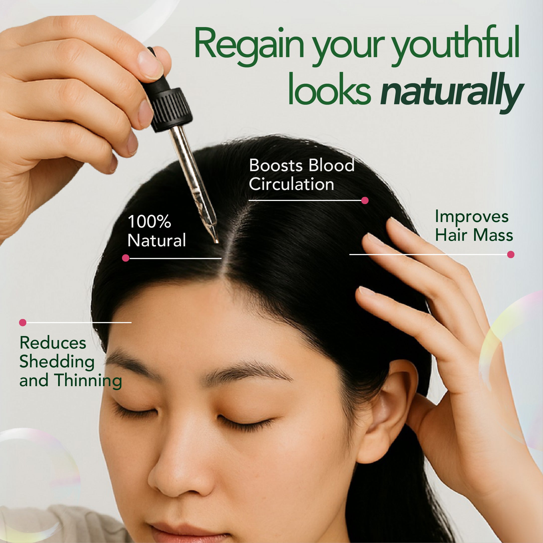 Hair Growth Accelerator Serum for Women & Men; 100 ml