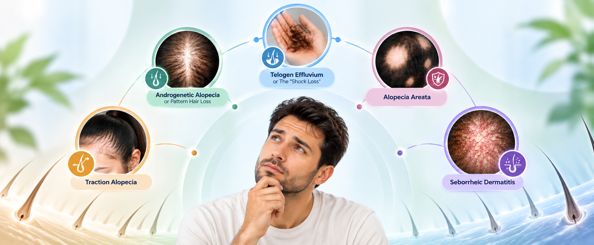 Understanding the different types of hair loss