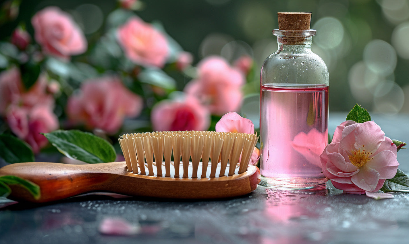 benefits of rose water for hair