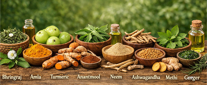 Top 10 Ayurvedic Herbs Proven to Support Hair Growth