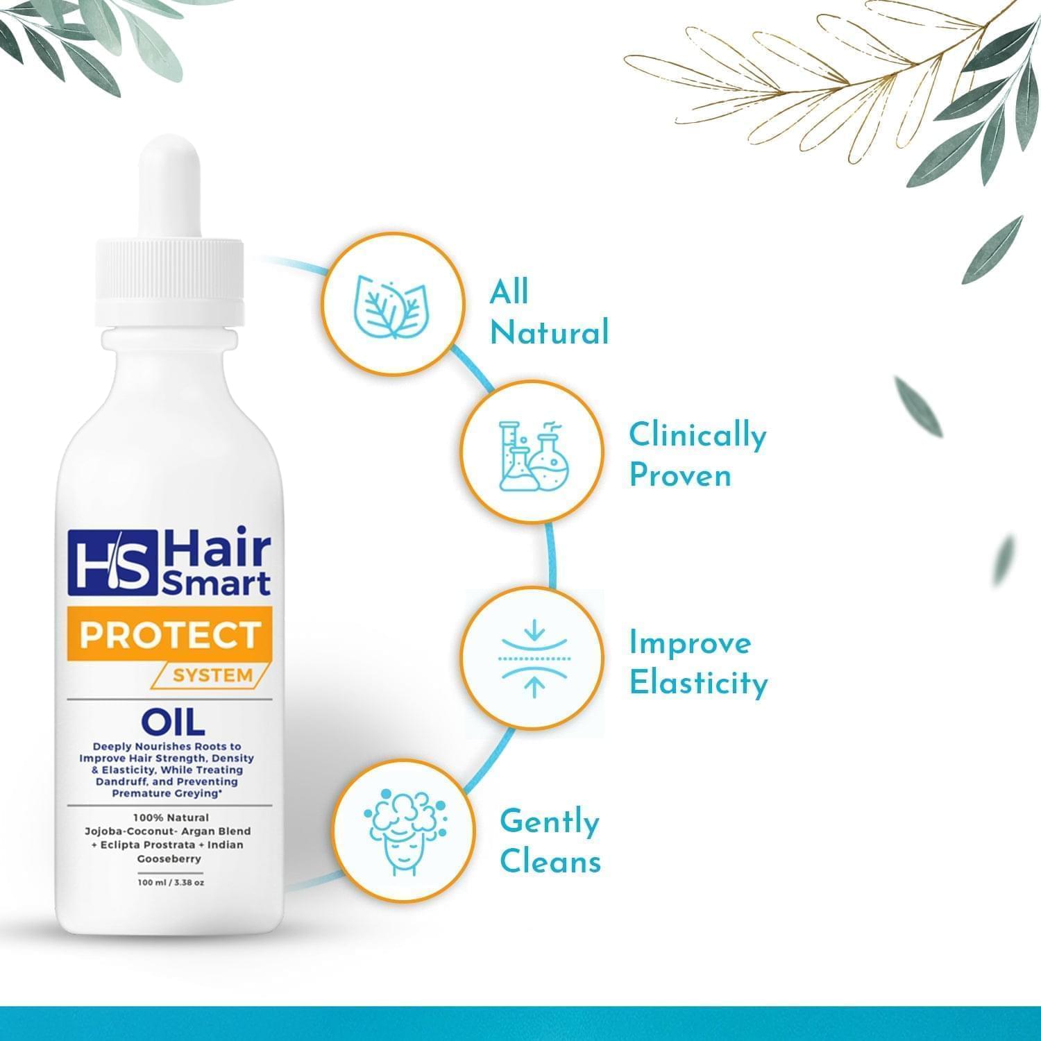 HairSmart Ayurvedic Anti-hair Fall Oil: Natural Solution for Strong and Healthy Hair