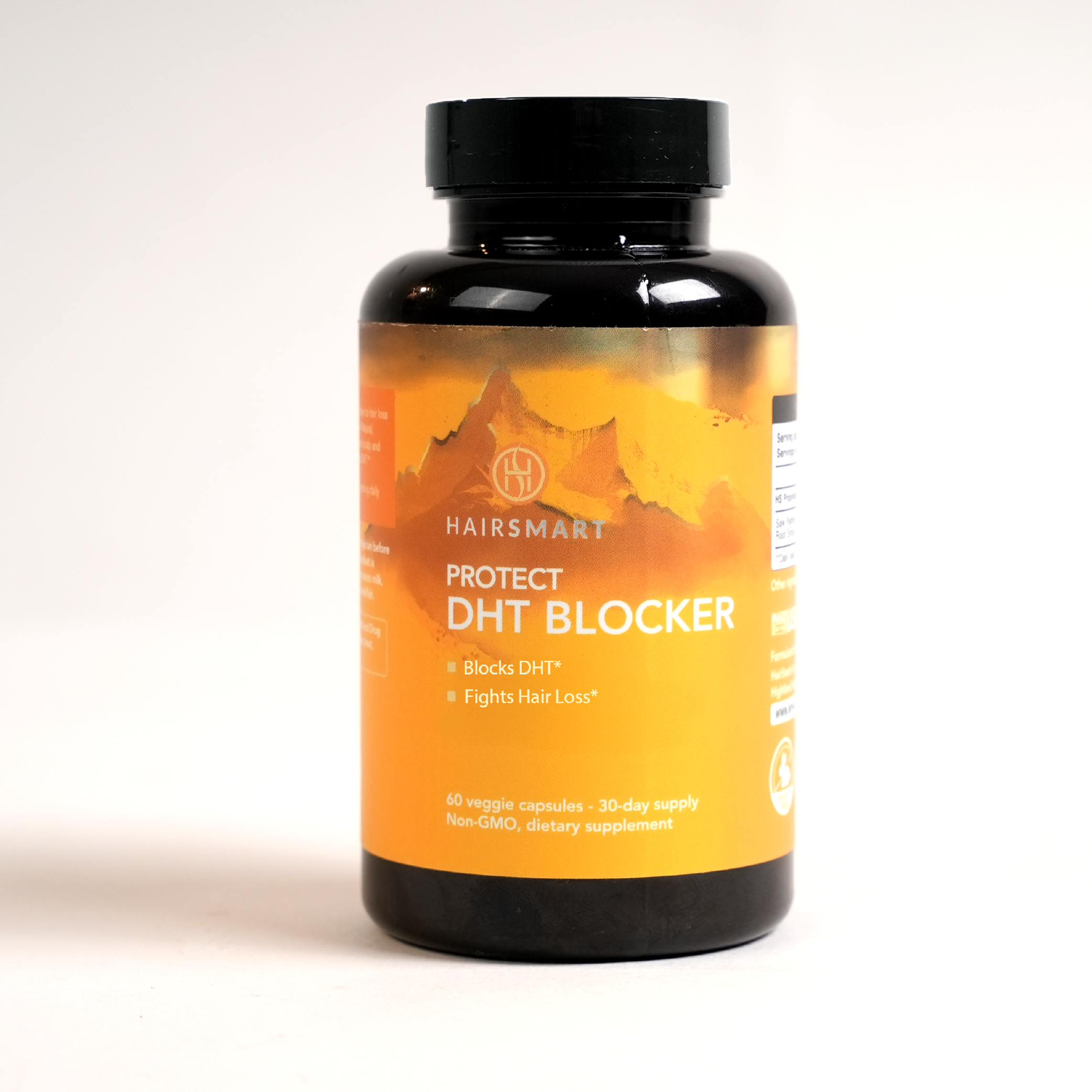 100% Natural DHT BLOCKER for Genetic Hair Loss in Men & Women; 60 Capsules