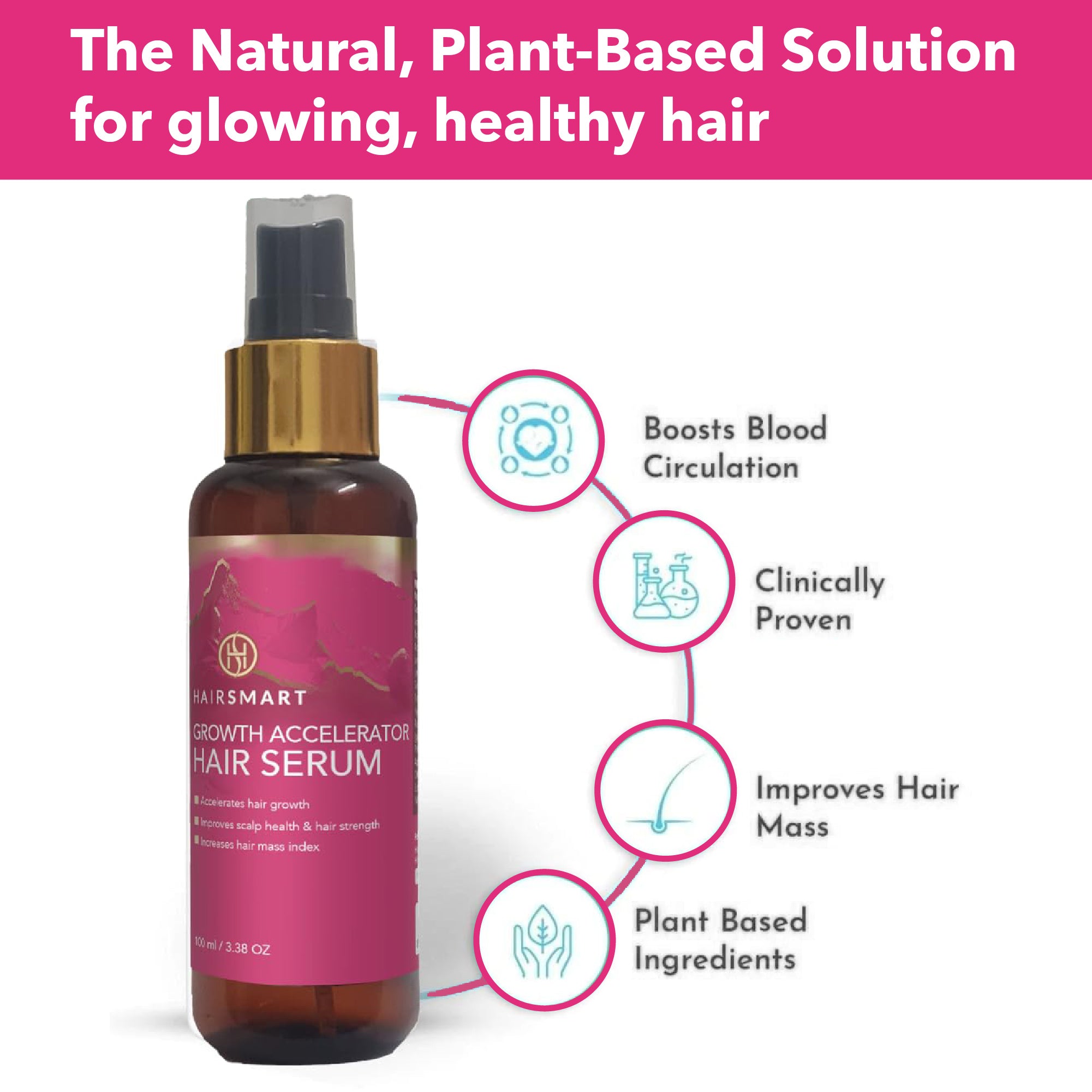 Hair growth accelerator serum