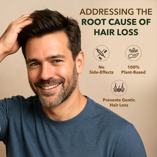 100% Natural DHT BLOCKER for Genetic Hair Loss in Men & Women; 60 Capsules