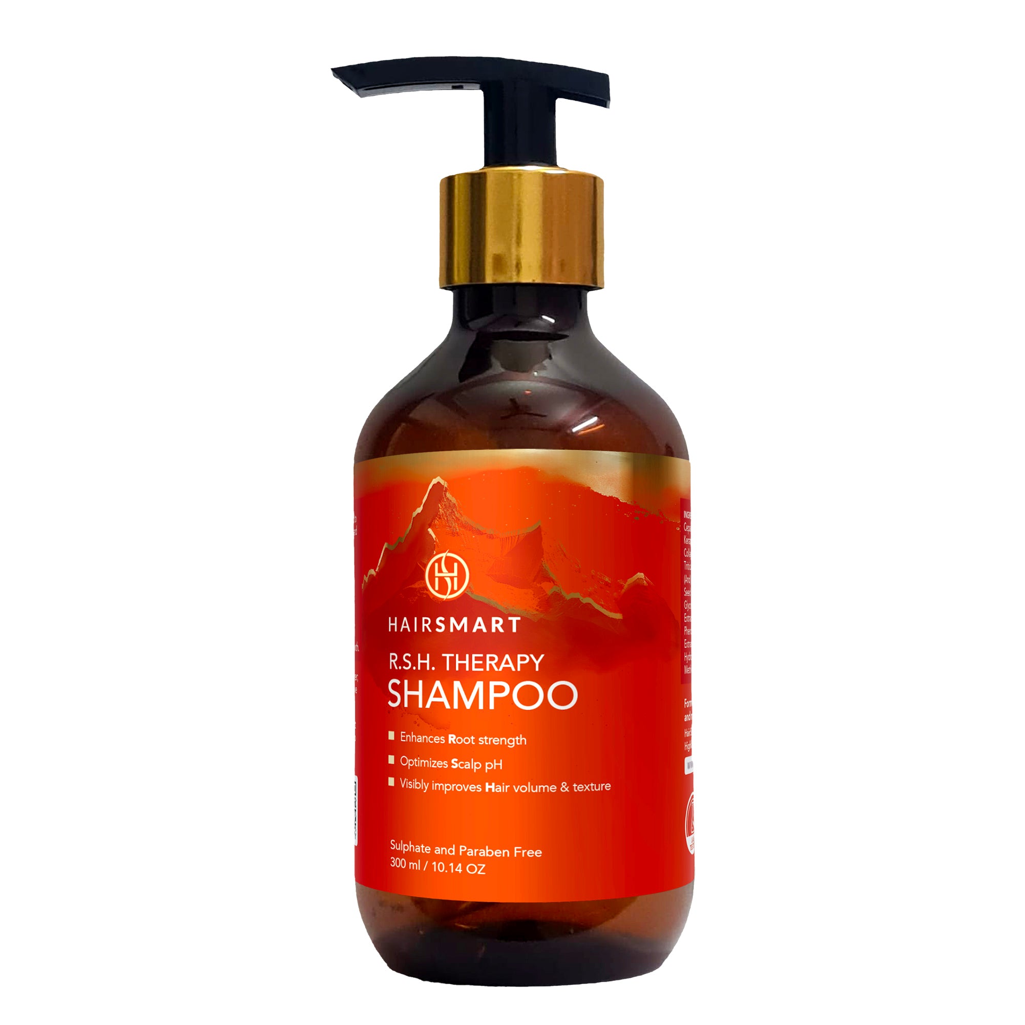 HairSmart RSH Therapy Shampoo: Ayurvedic Gentle Cleanser, 300 ml